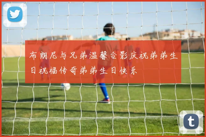 布朗尼与兄弟温馨合影庆祝弟弟生日祝福传奇弟弟生日快乐